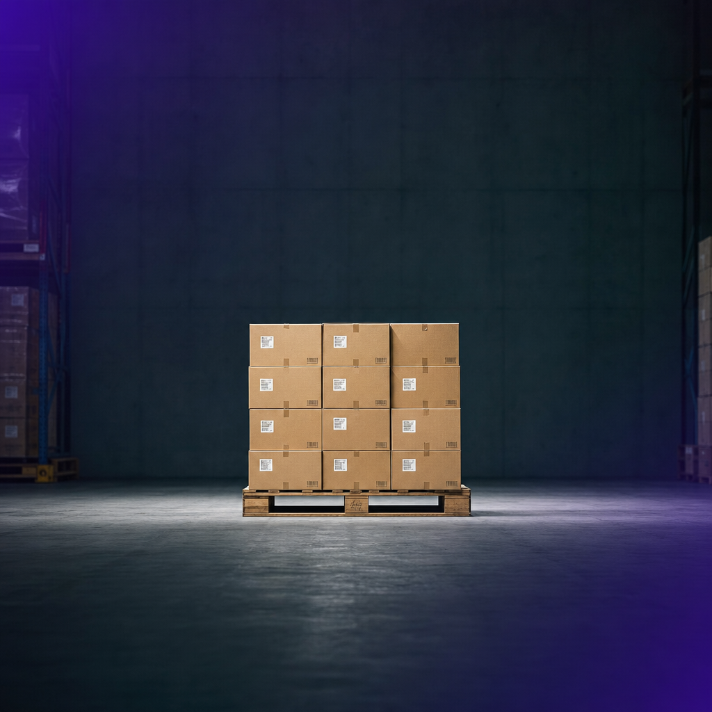 A minimal conceptual illustration hinting at the idea of "Core concepts: system of record vs. physical count" within an article about calculate inventory accuracy — one simple visual metaphor, not the literal words.